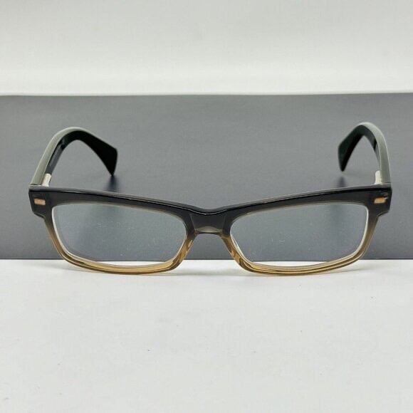 Alexander McQueen Eyeglasses Frames AMQ4141 GKW 53 [] 16- 140 Green Brown Horn
